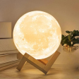 Moon Light Lamp, 3D, Color Changing with rechargeable battery, Pack of 1 Hot on Sale