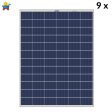 Luminous solar 3 kilowatt, Polycrystalline, solar off-grid system with Luminous off grid PCU 3.75 kVA MPPT Inverter & Luminous 200 Ah solar C-10 batteries (4 Nos)- Combo Kit Fashion