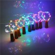 Wine bottle Cork-Diwali LED Lights for Home, Diwali, Birthday, and Christmas decoration, Copper String-2 Meter Length, Multi Colour, Pack of 5 For Sale