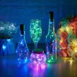 Wine bottle Cork-Diwali LED Lights for Home, Diwali, Birthday, and Christmas decoration, Copper String-2 Meter Length, Multi Colour, Pack of 6 Hot on Sale