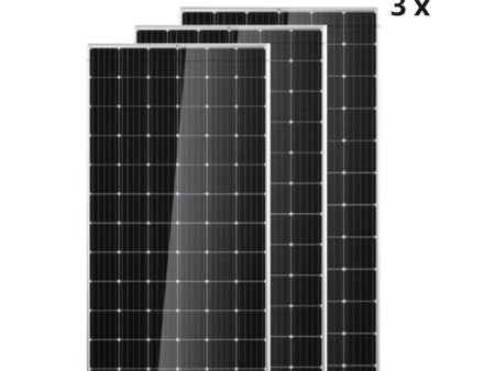 Waaree Energies 385 Watt - 24 Volts Mono Crystalline Solar Panel (Pack of 3) Supply