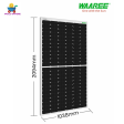 Waaree 450 Watt - 24 Volts super high efficiency, Bi-Facial, Half-Cut, Mono-Crystalline Solar Panel, Pack of 2 Online Sale