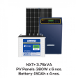 Luminous Solar 2.26 Kilowatt  Off-Grid Mono-Crystalline Solar Rooftop System with 3.75 kW, MPPT Inverter and 4 Nos of Solar C-10 batteries combo pack Online Sale