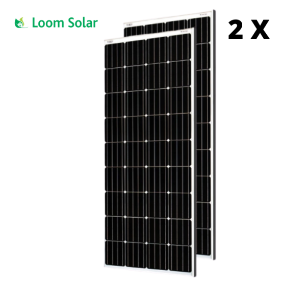 Loom Solar 390 Watt - 230 Volts AC  Mono Crystalline Solar Panel (Pack of 2) For Sale