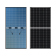 Loom Solar Shark 440 Watt - 24 Volts super high efficiency Bi-facial Half-Cut, Mono-Crystalline Solar Panel, Pack of 2 Supply