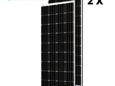 Loom Solar 190 Watt - 12 Volts Mono Crystalline Solar Panel (Pack of 2) Online now