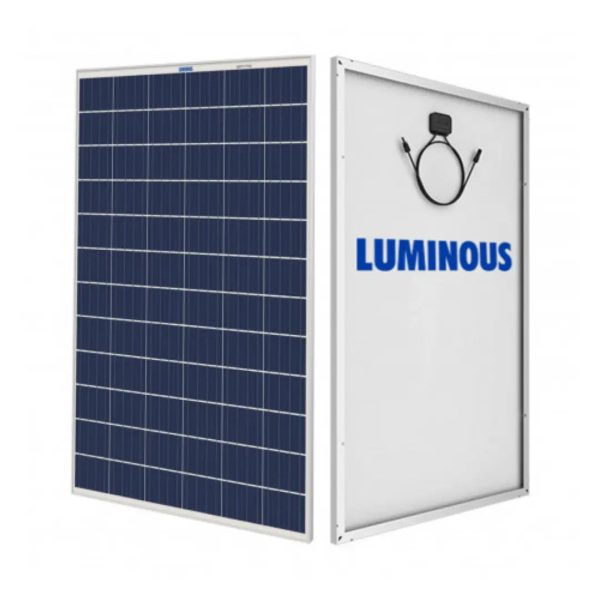 Luminous 2 kilowatt, Polycrystalline, solar off-grid system with Luminous off grid PCU 2.5 kVA MPPT Inverter combo pack Supply