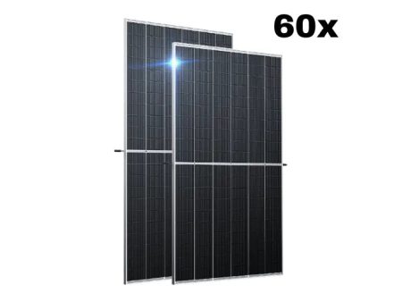 Trina Solar 495 Watts, 24 Volts Half Cut Mono-Perc Solar Panel (Pack of 60) Sale