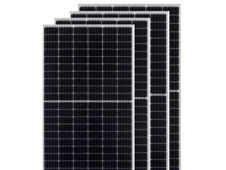 Panasonic 450 Watt - 24 Volts super high efficiency, Half-Cut, Mono-Crystalline Solar Panel, Pack of 4 Supply