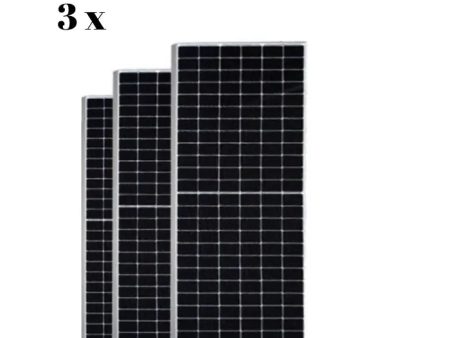 Suntech 445 Watt, 24 Volts Half Cut, Bi-Facial Solar Panel (Pack of 3) on Sale