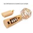 Xeus Cork-LED Light for Home decoration, Diwali decoration, 2 Meter Length, 20 LED Lights, Warm White - Pack of 6 on Sale