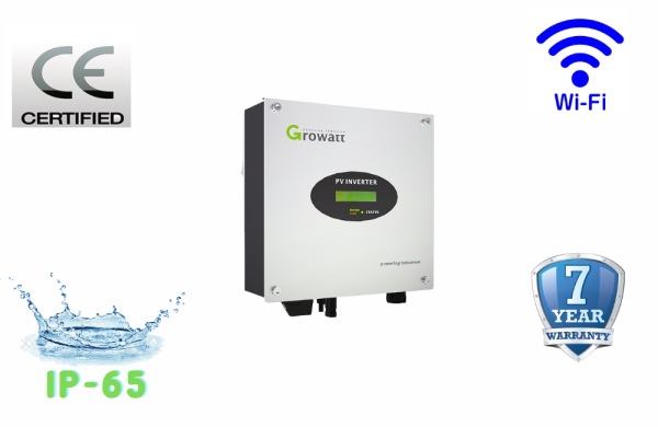 Growatt 1000S, 1 Kilowatt ON-GRID Inverter with Wi-Fi Online