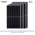 Panasonic 450 Watt - 24 Volts super high efficiency, Half-Cut, Mono-Crystalline Solar Panel, Pack of 4 Supply