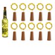 Wine bottle Cork-Diwali LED Lights for Home, Diwali, Birthday, and Christmas decoration, Copper String-2 Meter Length, Warm White, Pack of 12 Discount