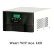 Waaree Energies 1 Kilo Watt, Poly-Crystalline OFF-GRID Solar rooftop system combo kit with Waaree WEP1650VA 24 Volts Inverter and 2 Nos of 150 Ah Solar batteries Online Sale