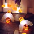 Apollo Universe Honey Bee Fairy String Lights, Plug in String Lights 16 LED Warm White Lights for Christmas, New Year, Weeding Indoor Outdoor Decoration (Two Pin Plug), Pack of 1 Hot on Sale