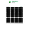 ZunSolar Carat 24 ZR 50 Watt Mono-Crystalline Solar Panel for solar home light system and small battery charging, Pack of 2 Hot on Sale