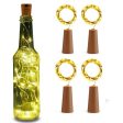 Wine bottle Cork-Diwali LED Lights for Home, Diwali, Birthday, and Christmas decoration, Copper String-2 Meter Length, Warm White, Pack of 4 Discount