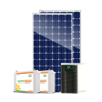 3 kilowatt (3250 Watts), off-grid, poly-crystalline solar system with complete installation For Discount