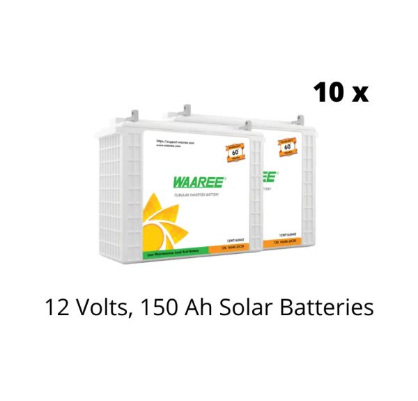 Waaree Energies 9.8 Kilo Watt OFF-GRID Solar System Kit Online Sale