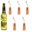 Wine bottle Cork-Diwali LED Lights for Home, Diwali, Birthday, and Christmas decoration, Copper String-2 Meter Length, Multi Colour, Pack of 5 For Sale