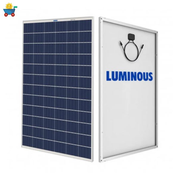 Luminous solar 3 kilowatt, Polycrystalline, solar off-grid system with Luminous off grid PCU 3.75 kVA MPPT Inverter & Luminous 200 Ah solar C-10 batteries (4 Nos)- Combo Kit Fashion