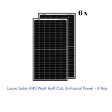 Loom Solar 2.6 kW (2640 Watts) SHARK Bi-Facial, Combo Kit with Luminous MPPT Inverter Supply