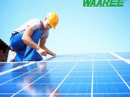 Waaree Energies 10 kilowatt,1-Phase offgrid Mono-Crystalline solar rooftop system installation, Mono-Crystalline Discount