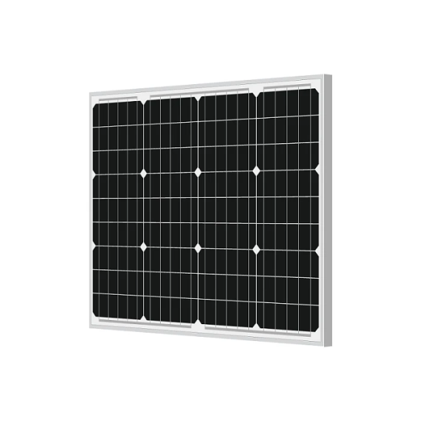 Loom Solar 50 Watt - 12 Volts Mono Crystalline Solar Panel for solar home light system & charging of small batteries, mobile Discount