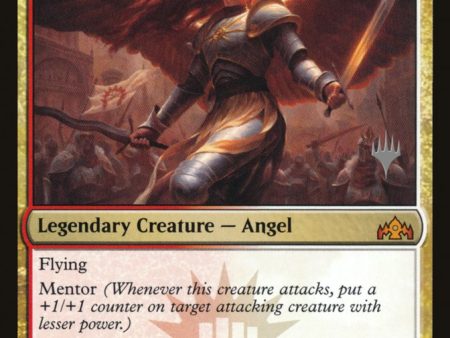 Aurelia, Exemplar of Justice (Promo Pack) [Guilds of Ravnica Promos] For Discount