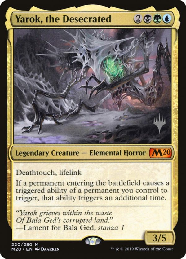 Yarok, the Desecrated(Promo Pack) [Core Set 2020 Promos] For Cheap