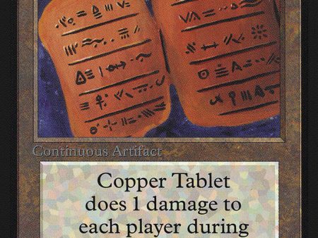 Copper Tablet [International Collectors  Edition] Discount