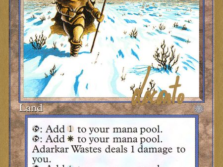 Adarkar Wastes (Michael Loconto) [Pro Tour Collector Set] on Sale