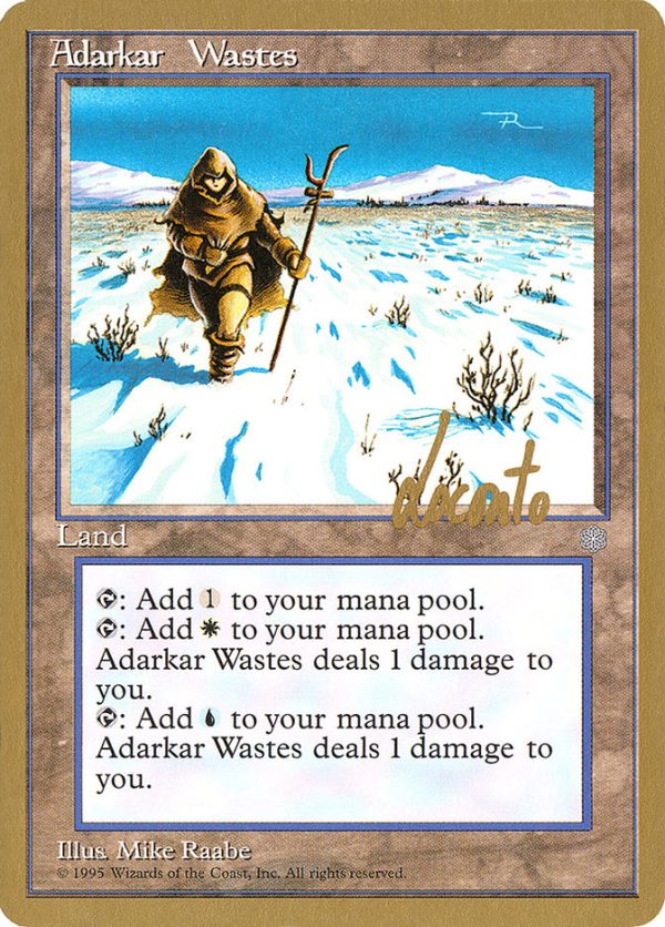 Adarkar Wastes (Michael Loconto) [Pro Tour Collector Set] on Sale