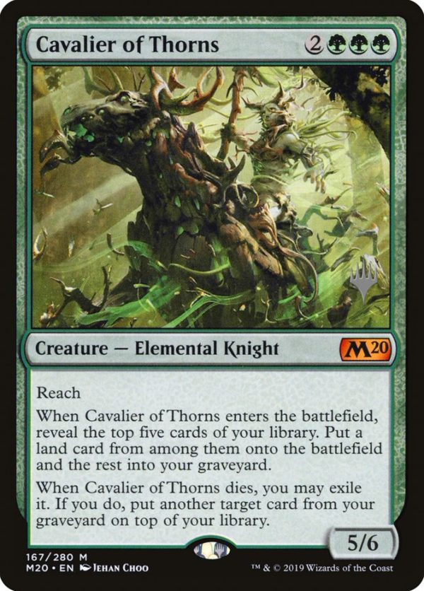 Cavalier of Thorns (Promo Pack) [Core Set 2020 Promos] For Cheap